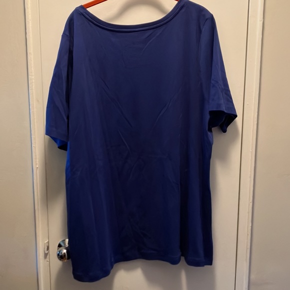 Like New Isaac Mizrahi Pima Cotton Tunic, size 3X - Picture 3 of 3